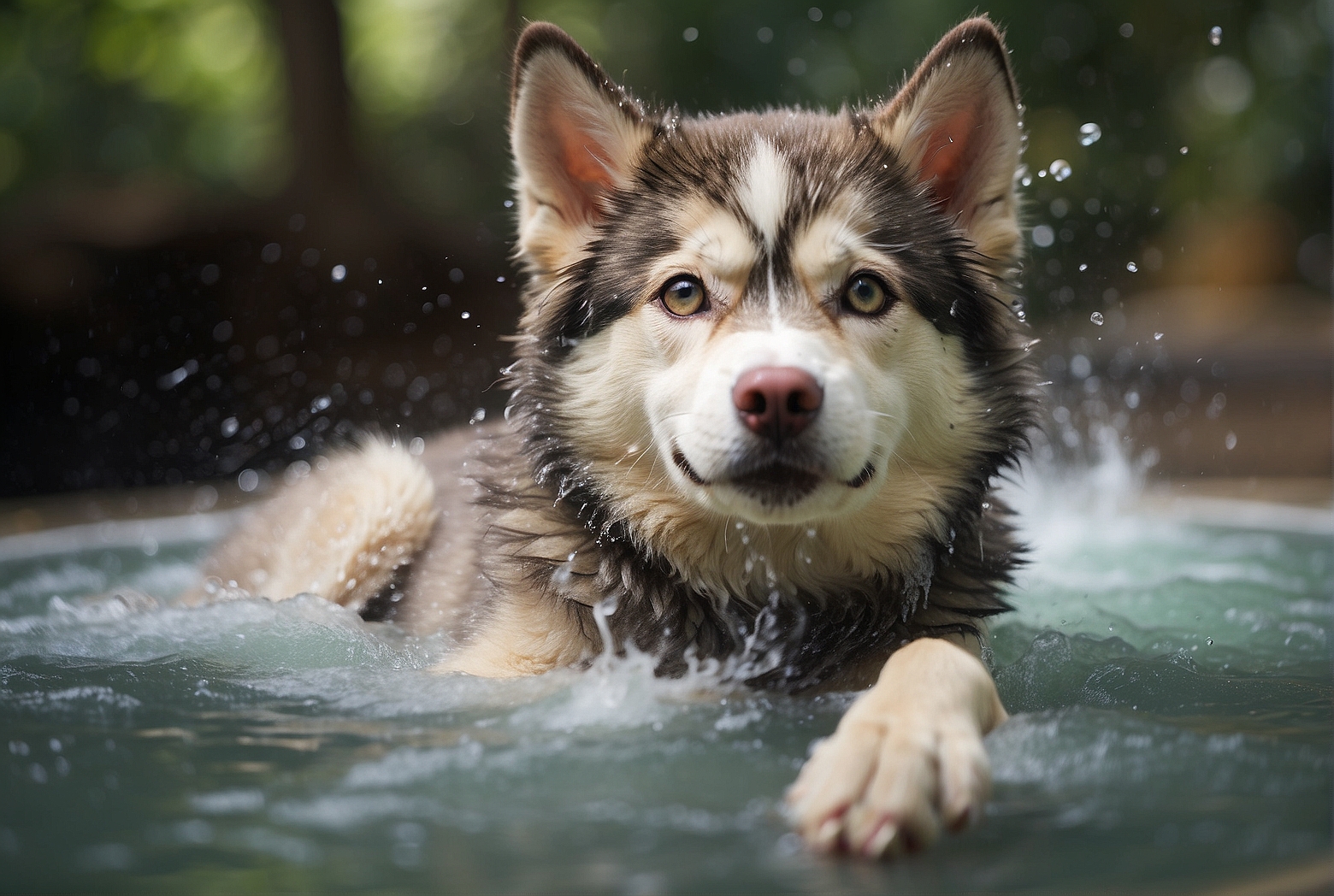 How often should you bathe a Siberian Husky